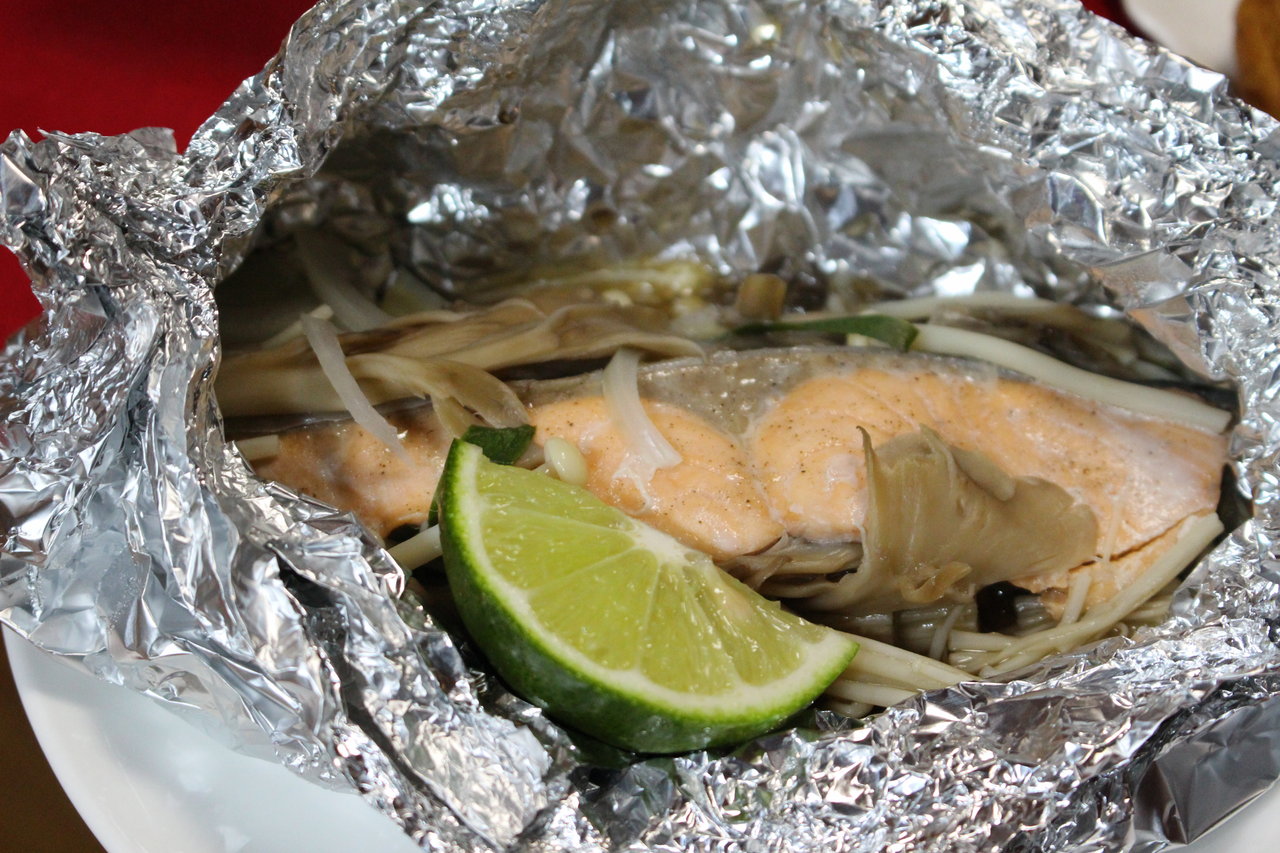 鮭 の ホイル 焼き レンジ