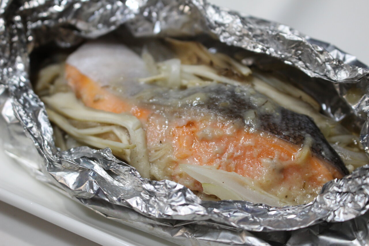 365日おつまみレシピno 296 鮭の味噌バター焼き かごっまおごじょ 西ひろみ のお気楽日記 365日おつまみレシピno 296 鮭の味噌バター焼き かごっまおごじょ 西ひろみ のお気楽日記