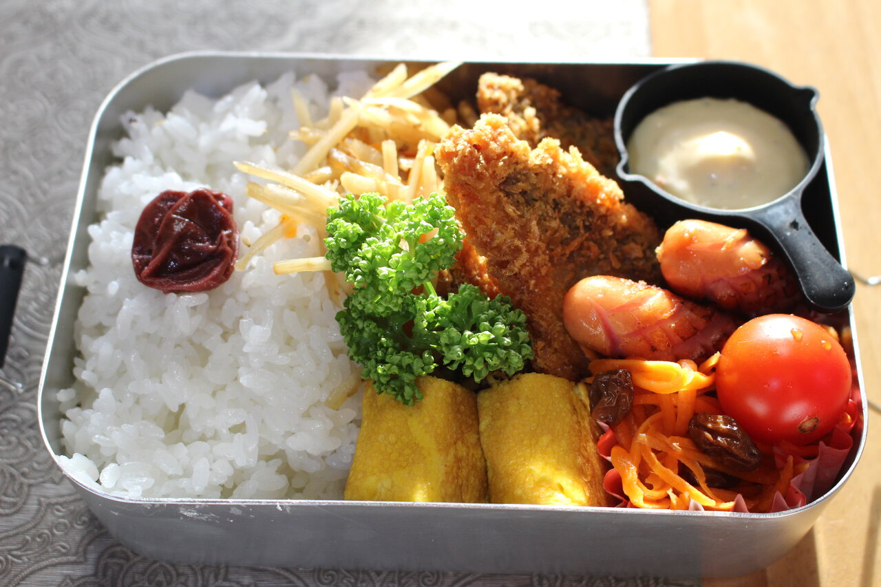 アジフライ 弁当 かごっまおごじょ 西ひろみ のお気楽日記