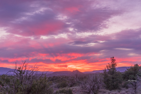 lr blog sedona Sunset fr golf course-08093