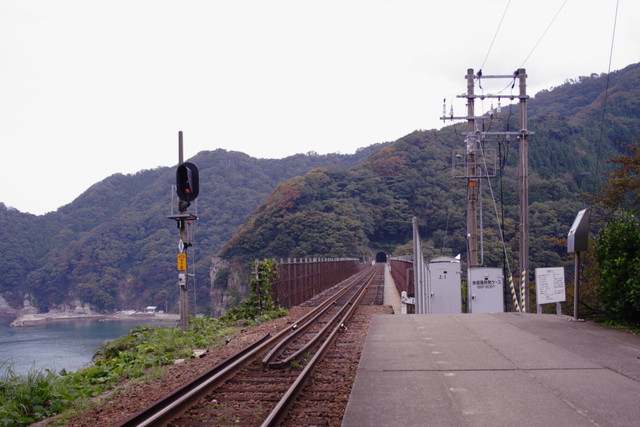 餘部鉄橋と鎧駅 Hiromuha 餘部鉄橋と鎧駅 Hiromuha