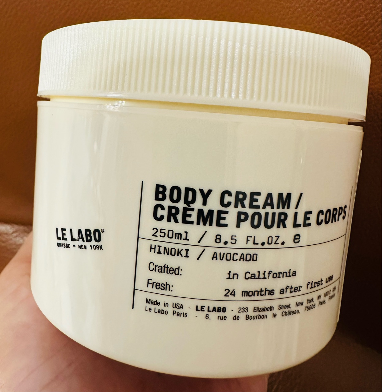 ルラボ ボディクリーム ヒノキ 250mL 【公式通販】