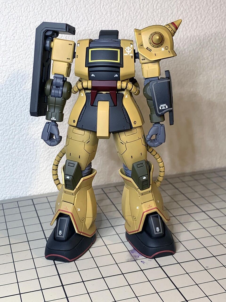 Hg ザク デザートタイプ その5 年11月22日 アラフォーがプラモに目覚めたブログ