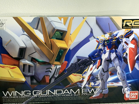 RG ウイングガンダムEW その1（2020年08月05日） : 積み、組み、塗る