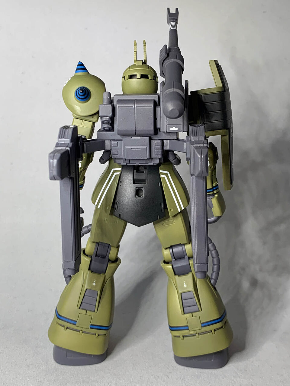 HG ザク・キャノン その7・完（2021年04月22日） : 積み、組み、塗る