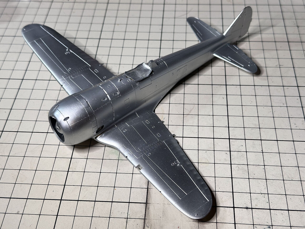 ハセガワ 1/48 鍾馗 II型丙 その2（2023年12年06日） : 積み、組み