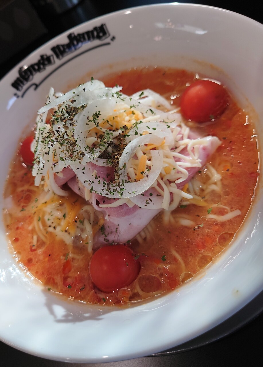 Menya 787 麺屋菜花奈 彩トマトらーめん 菊川市加茂 らぁめん大好きブログ ヒロ