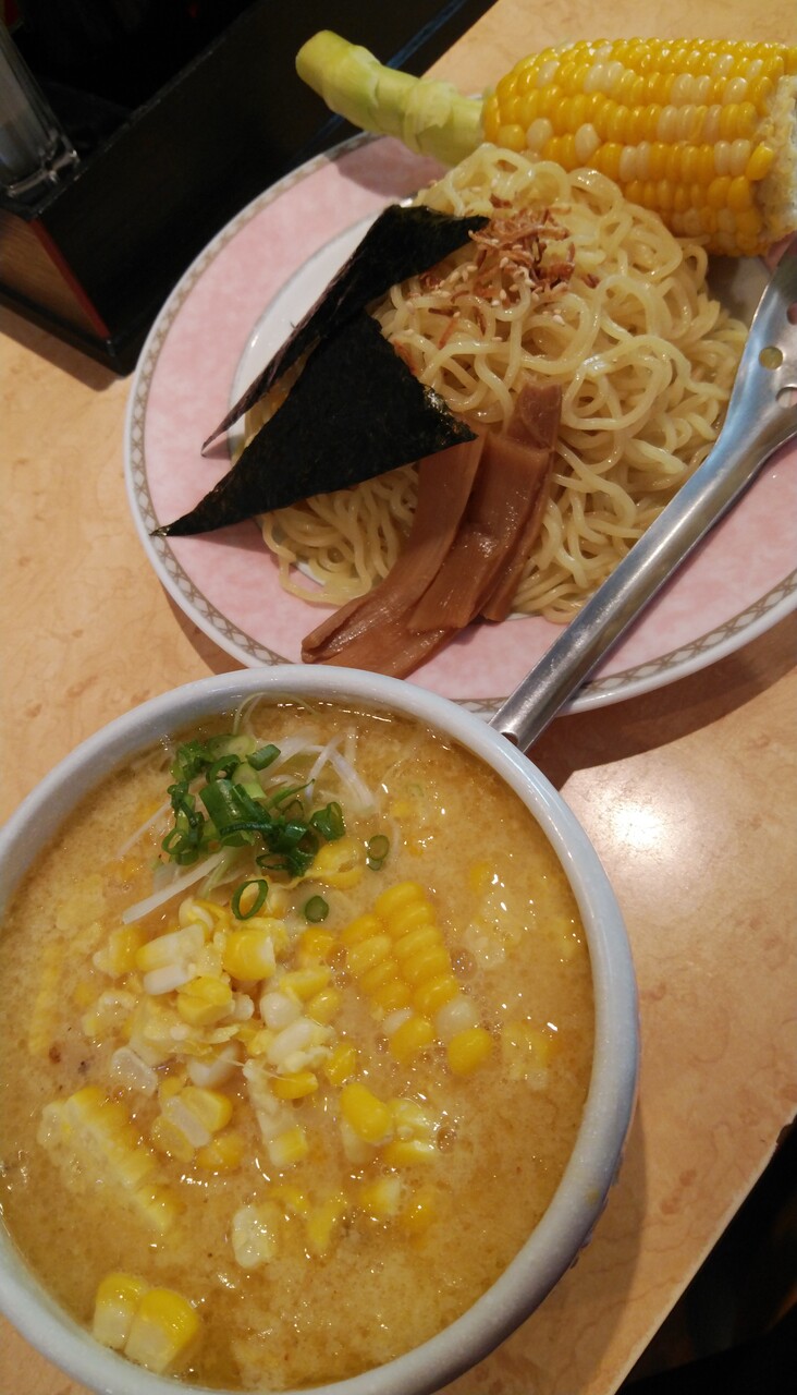 ７福神森町本店 森町つけ麺 中 コーン大盛 周智郡森町飯田 らぁめん大好きブログ ヒロ