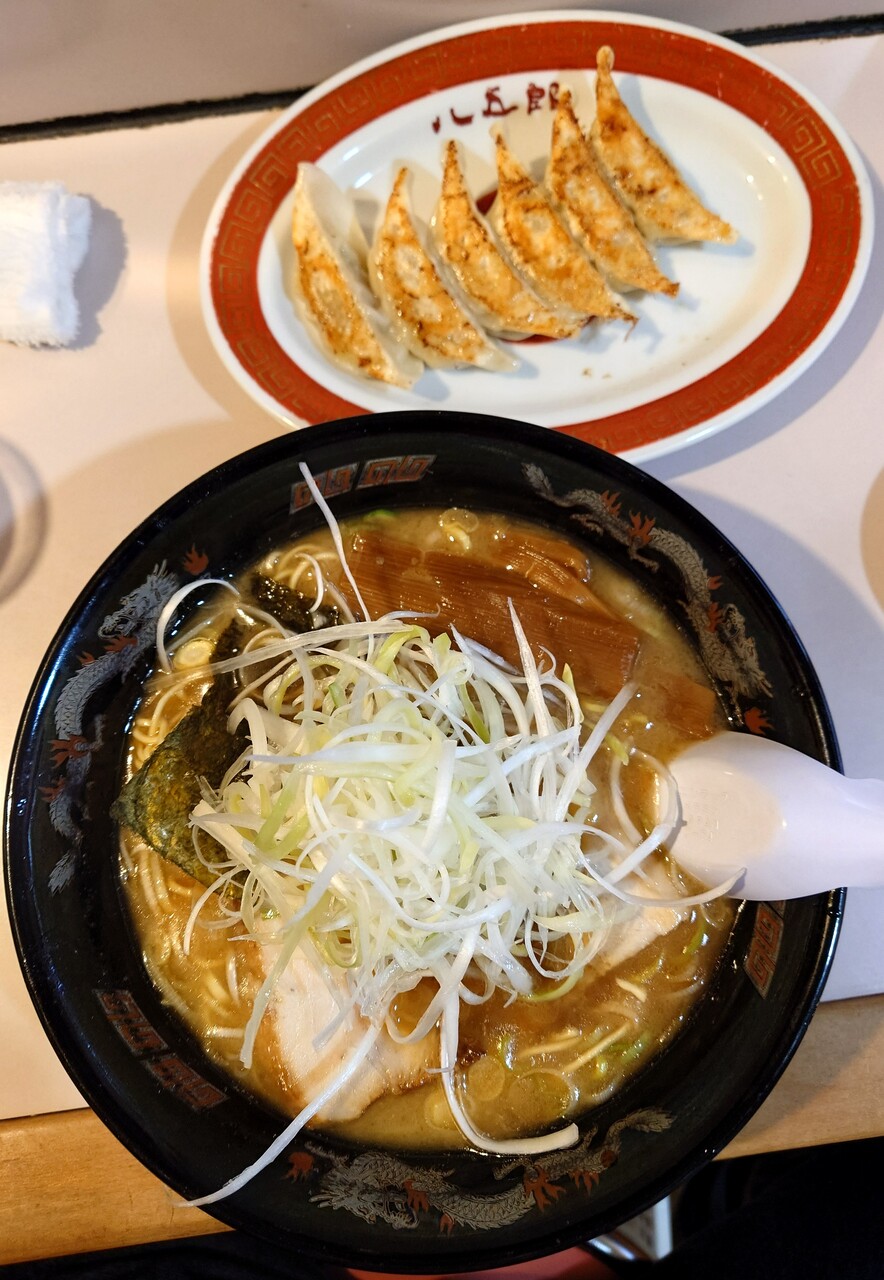 八五郎【ねぎらーめん＋餃子6個】＠磐田市中泉 : らぁめん大好きブログ