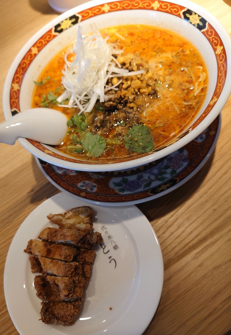 拉麺代々木八幡さとう パーコー担々麺 パクチー抜き 静岡市葵区人宿町 らぁめん大好きブログ ヒロ