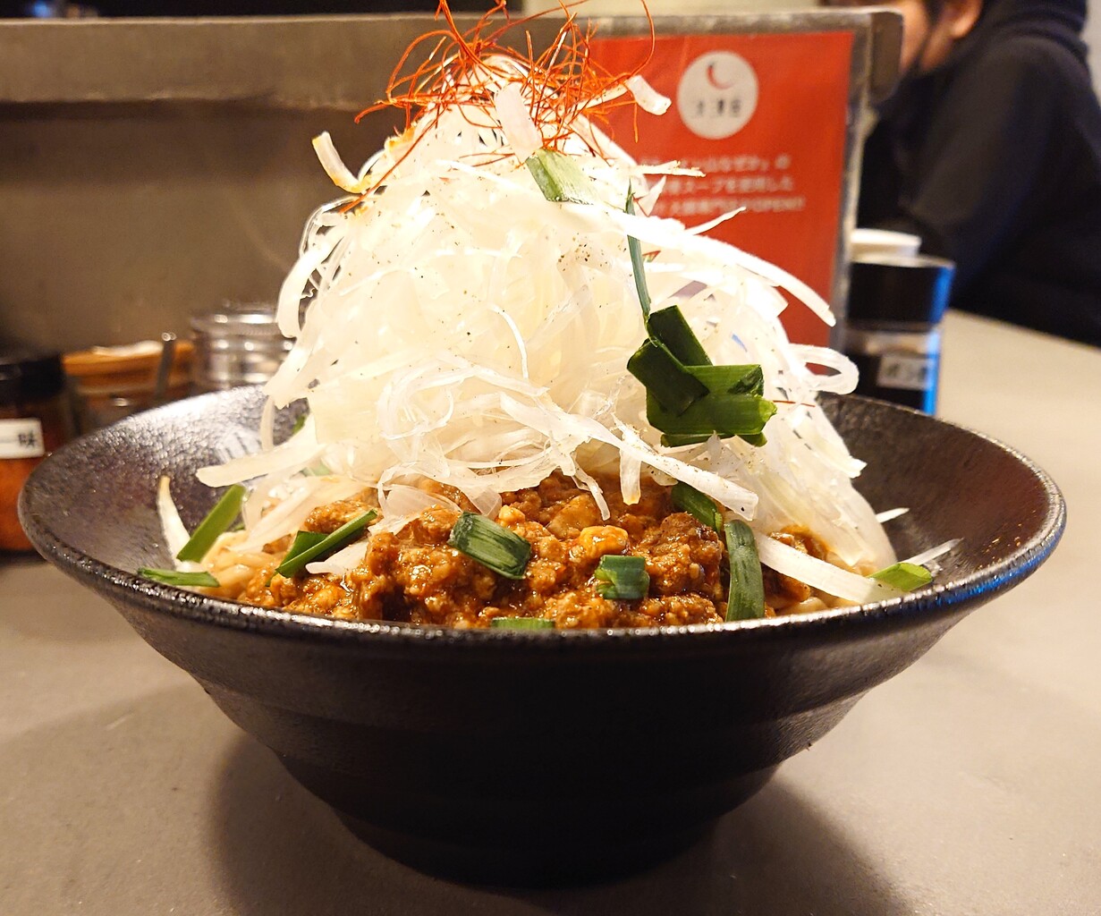 ラーメン山なぜか【麻婆豆腐汁なし（追い飯付き）】＠静岡市葵区紺屋町