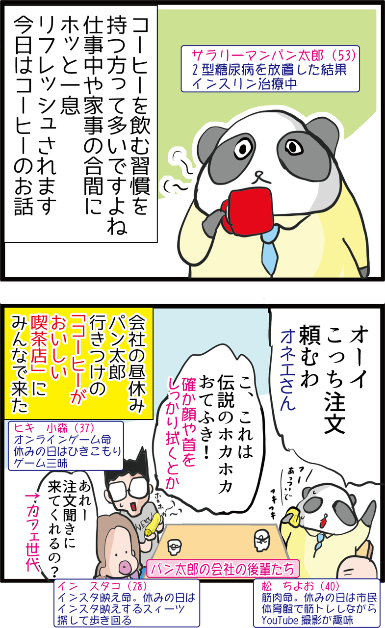 血糖値 コーヒーと糖尿病の新たな関係性が明らかに うちの夫が糖尿病になっちゃった 食と血糖値 漫画ブログ Powered By ライブドア ブログ 血糖値 コーヒーと糖尿病の新たな関係性が明らかに うちの夫が糖尿病になっちゃった 食と血糖値 漫画ブログ Powered By ライブドア ブログ