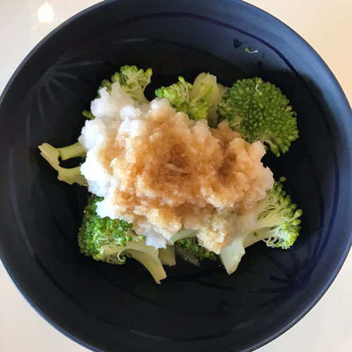 ブロッコリーの大根おろし和え