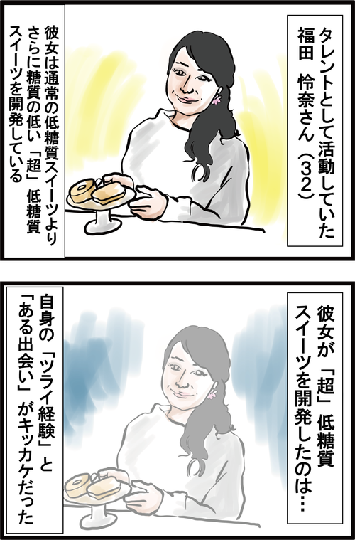 【血糖値】摂食障害を乗り越えた元タレントが「超」低糖質スイーツを開発した理由とは…?1