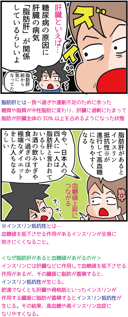 新たな国民病「脂肪肝」と「血糖値」の関係とは…２