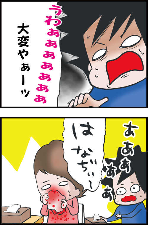 【妊娠5カ月】妊娠トラブル!突然の大出血の理由…(妻の高齢妊娠編㉗)2