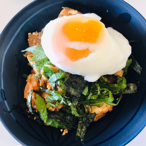 イワシキムチ厚揚げ