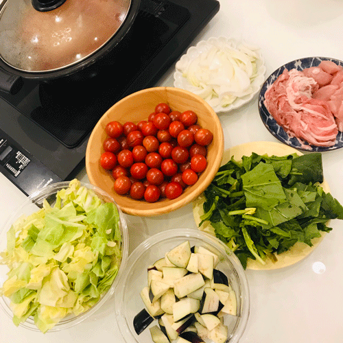 夕食