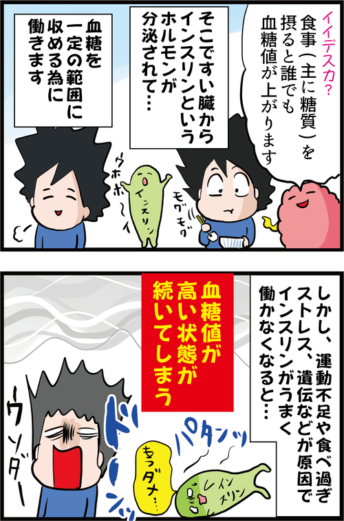【血糖値】ガチでヤベェ!夫、糖尿病について知る…!そして夫の糖尿病は始まった…!3