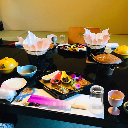 夕食全体