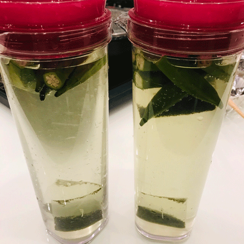 オクラ茶