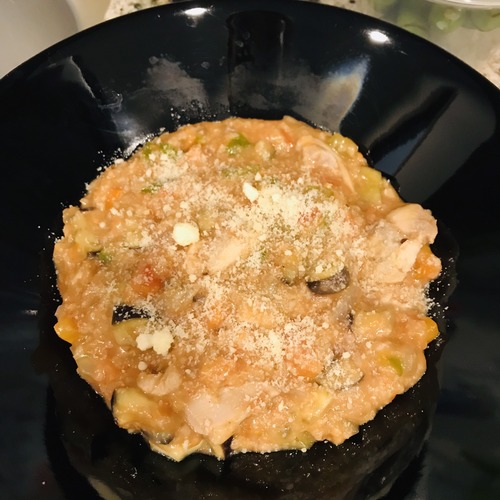 オートミールチキンライス