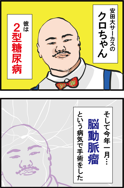 【高血糖】糖尿病でも3割が治療を放棄！？クロちゃんに学ぶ生活習慣病の恐怖…1
