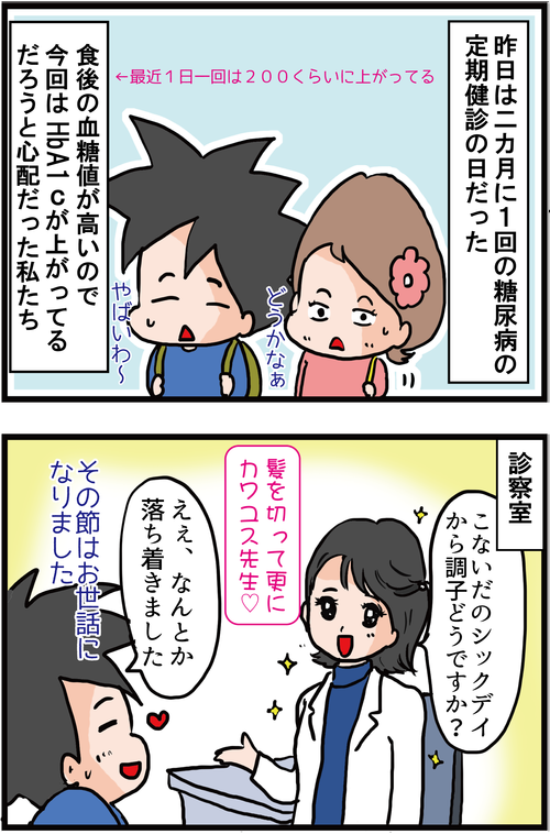 【血糖値】2か月ぶりの定期健診、気になるHbA1cは…??1