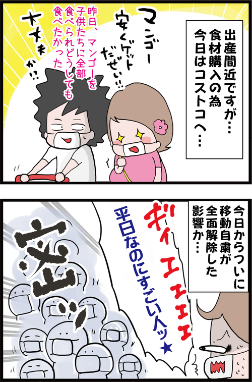 移動自粛全面解除の今日、コストコに行ったら大変なことに…１