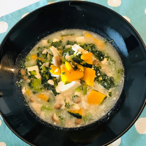 かぼちゃ豆乳スープ