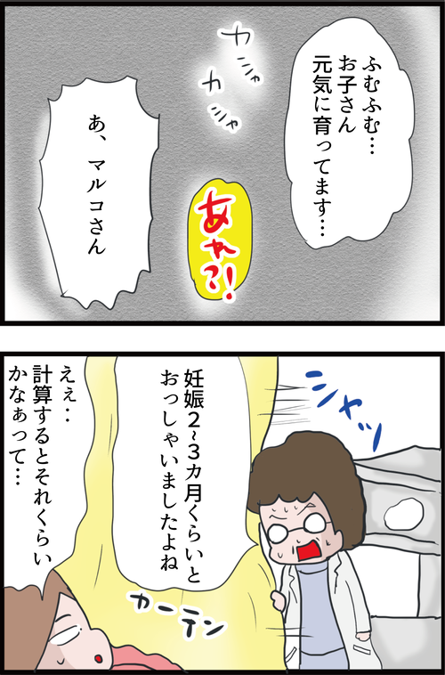 【妊娠4カ月】初めての妊婦検診!医師に言われた衝撃の事実…!(妻の高齢妊娠編18)3