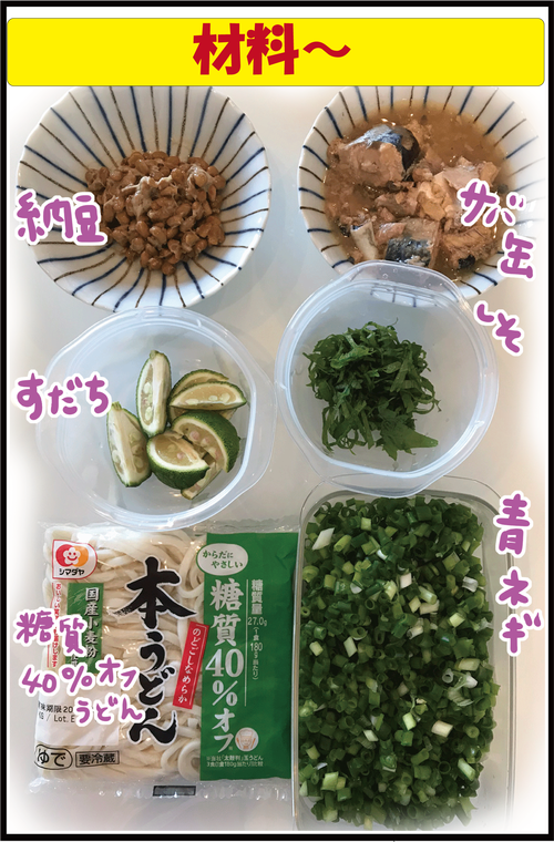 【免疫力アップ！】低糖質うどんとサバ缶の簡単アレンジレシピ♪３