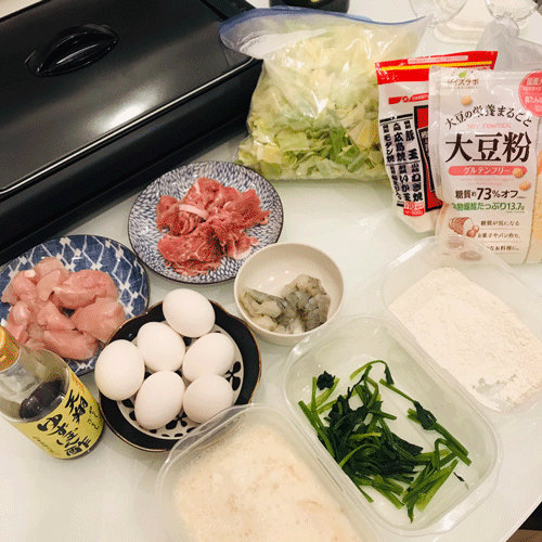 お好み焼き材料