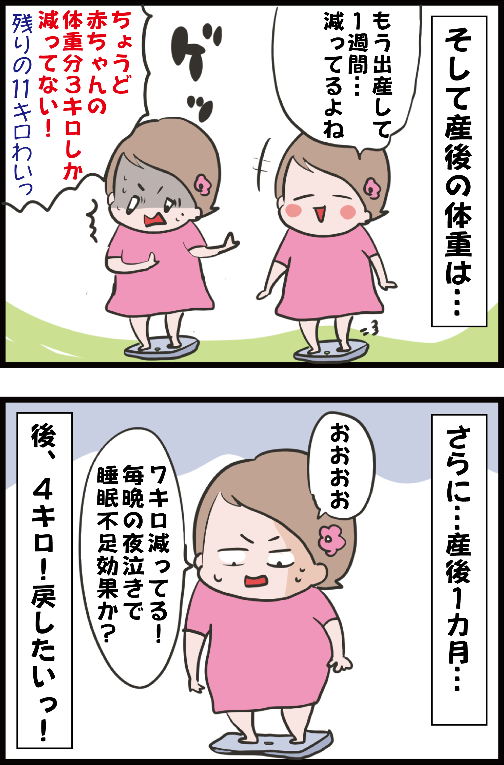 高齢妊婦の妊娠中から産後までの体重の推移を公開 妻の高齢育児編117 うちの夫が糖尿病になっちゃった 食と血糖値 漫画ブログ Powered By ライブドアブログ