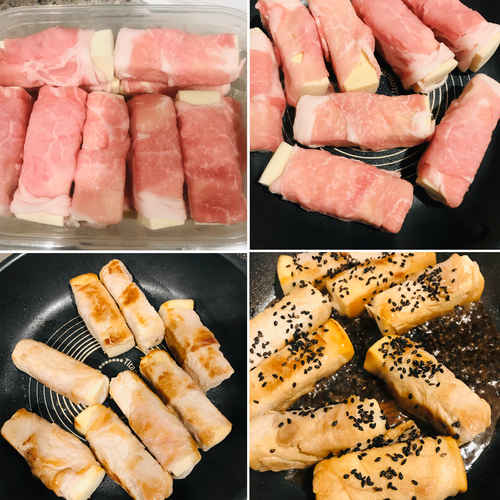 高野豆腐豚肉巻き