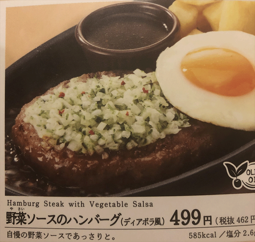 サイゼリアハンバーグ