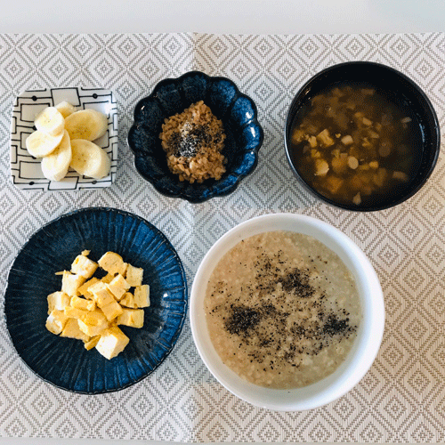 昨日の朝食