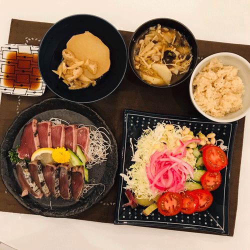 夕食