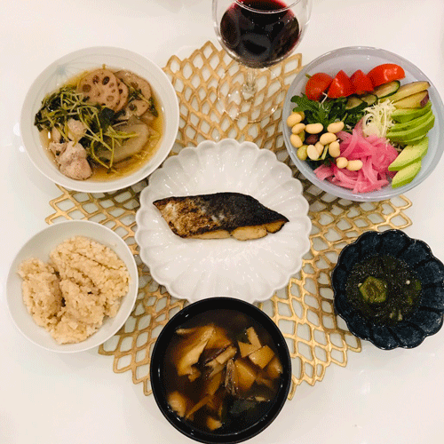 夕食