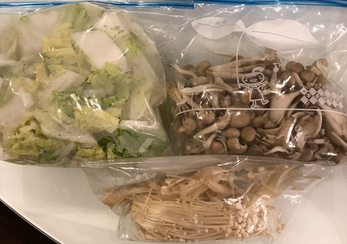 鍋の補足野菜