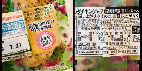 サラダチキン成分