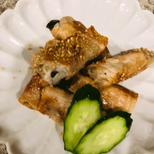 ナスと豚巻き３