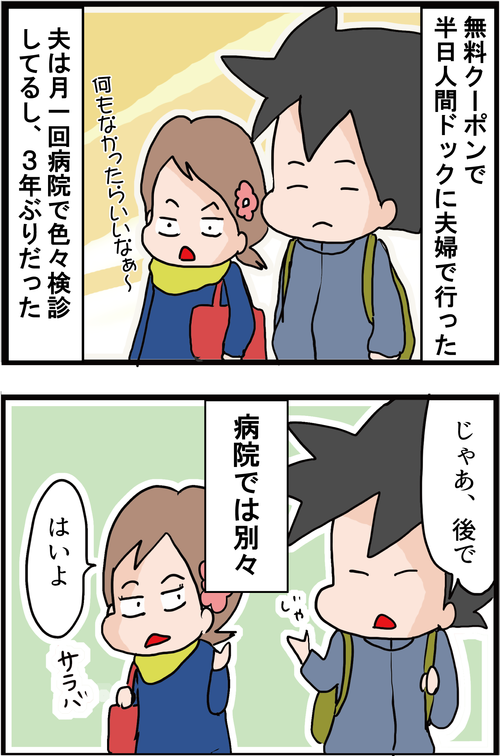夫婦で半日人間ドックに行ってきた!1