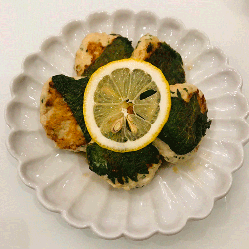 鶏むね肉ハンバーグ完成
