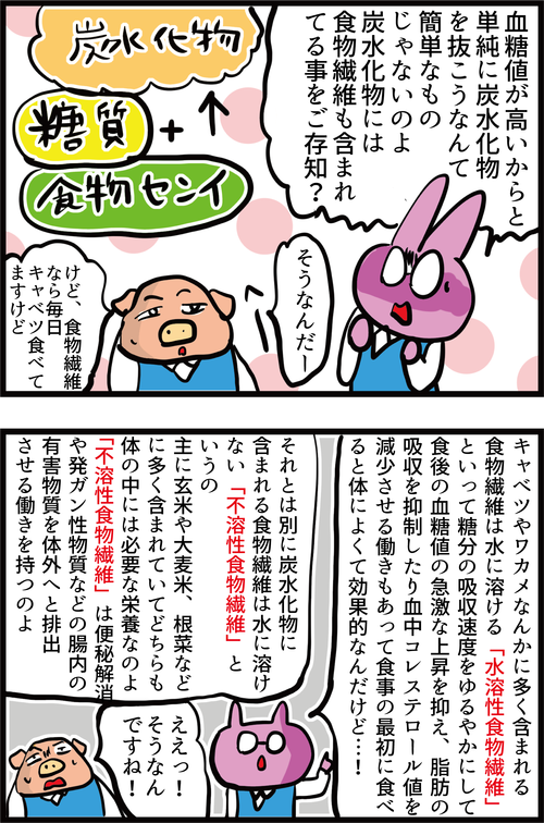 【要注意！】血糖値が高め→安易に主食をカットしてませんか…？３