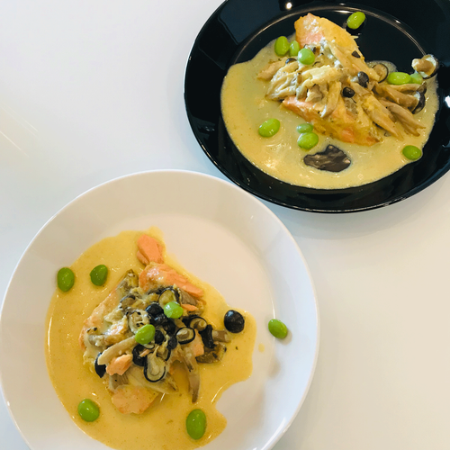 サーモンクリーム煮3