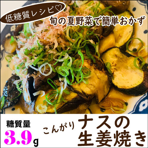ナスの生姜焼き1