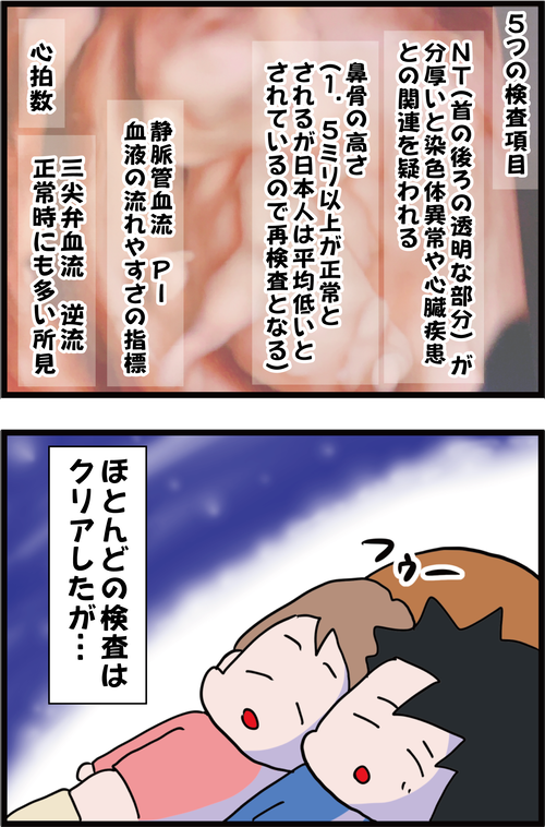 【妊娠4カ月】胎児と感動の対面の後、伝えられた出生前診断の結果…(妻の高齢妊娠編㉔)2