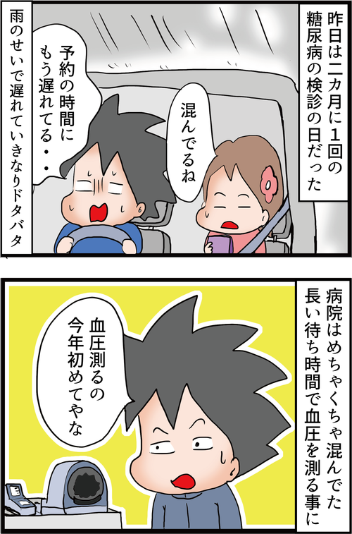 2カ月に1回の糖尿病検診(その1)~”念”を使う男~1