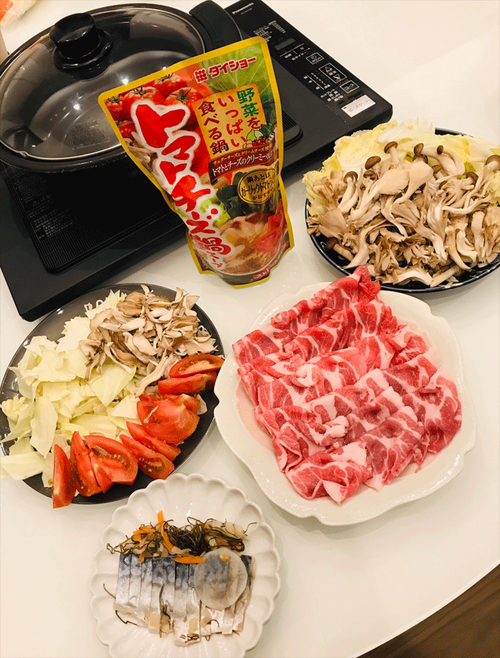 夕食